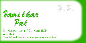 hamilkar pal business card